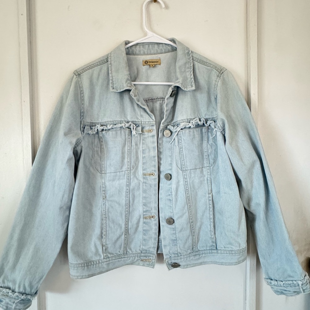 Light Blue Denim Jacket 100% cotton